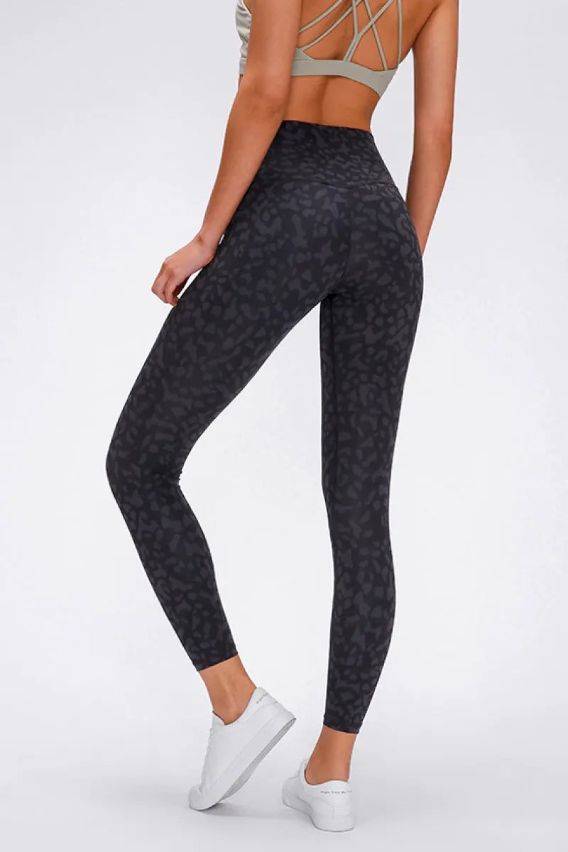 Millennia Wide Seamless Band Waist Sports Leggings by Millennia