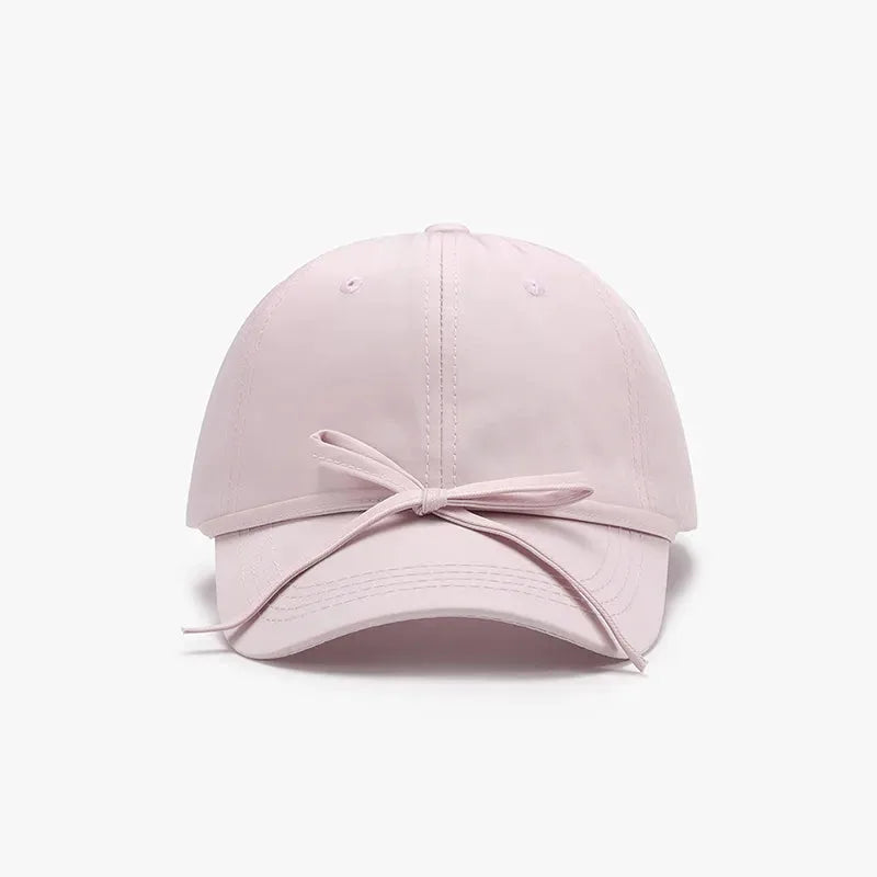 Tied Bow Cotton Baseball Cap by Partner Label
