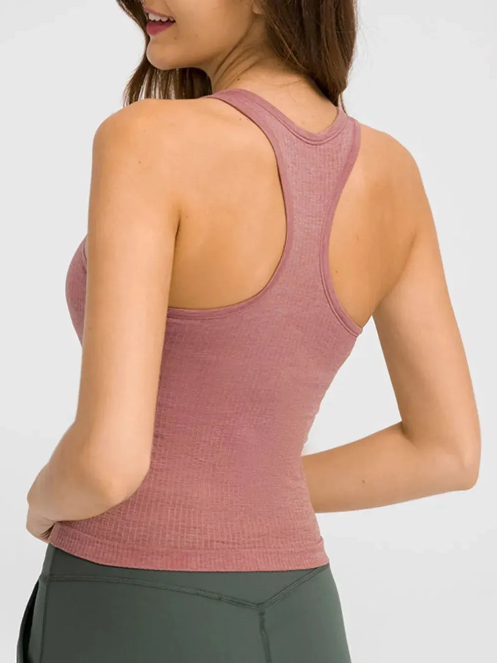 Millennia Round Neck Racerback Active Tank by Millennia