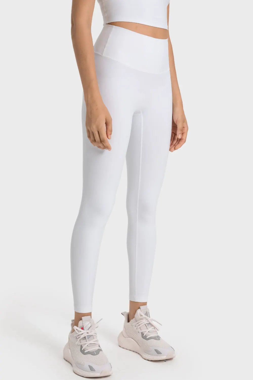 Millennia High-Rise Wide Waistband Yoga Leggings by Millennia