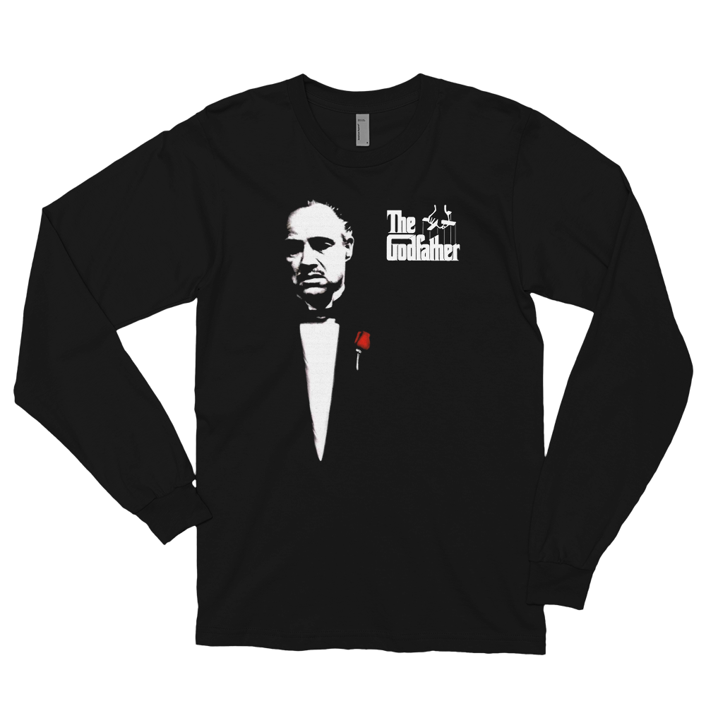 The Godfather 1972 Movie Don Corleone Long Sleeve Shirt by Art-O-Rama Shop