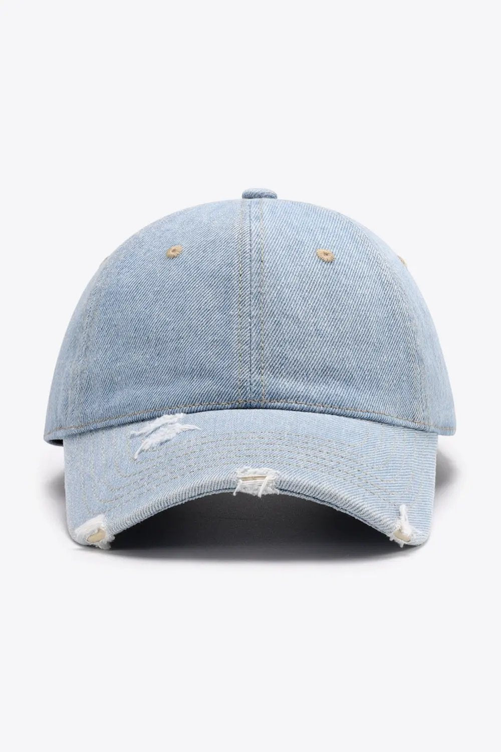 Distressed Adjustable Baseball Cap by Partner Label