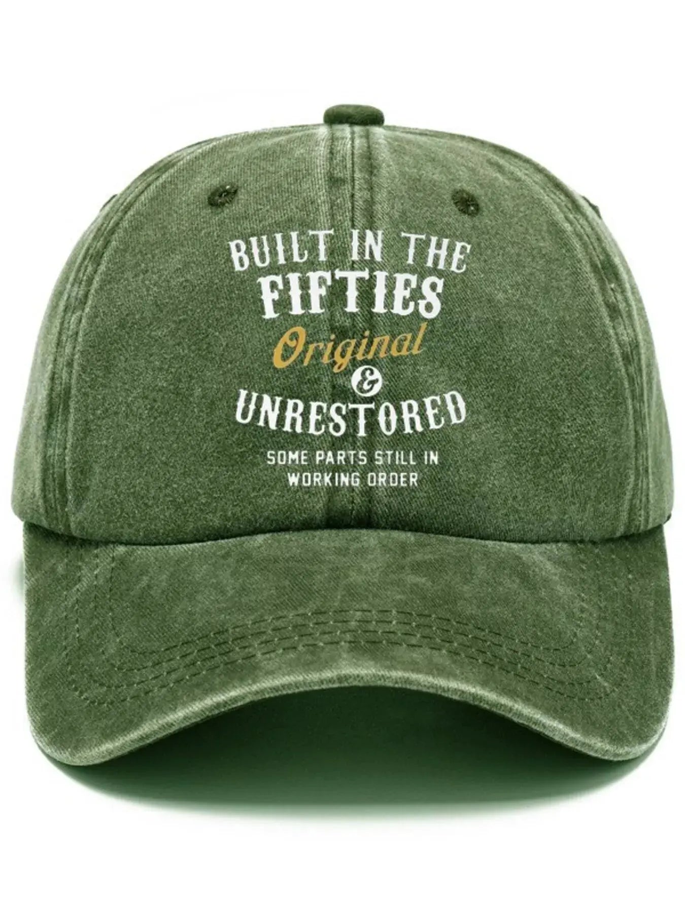 Letter Adjustable Baseball Cap by Partner Label