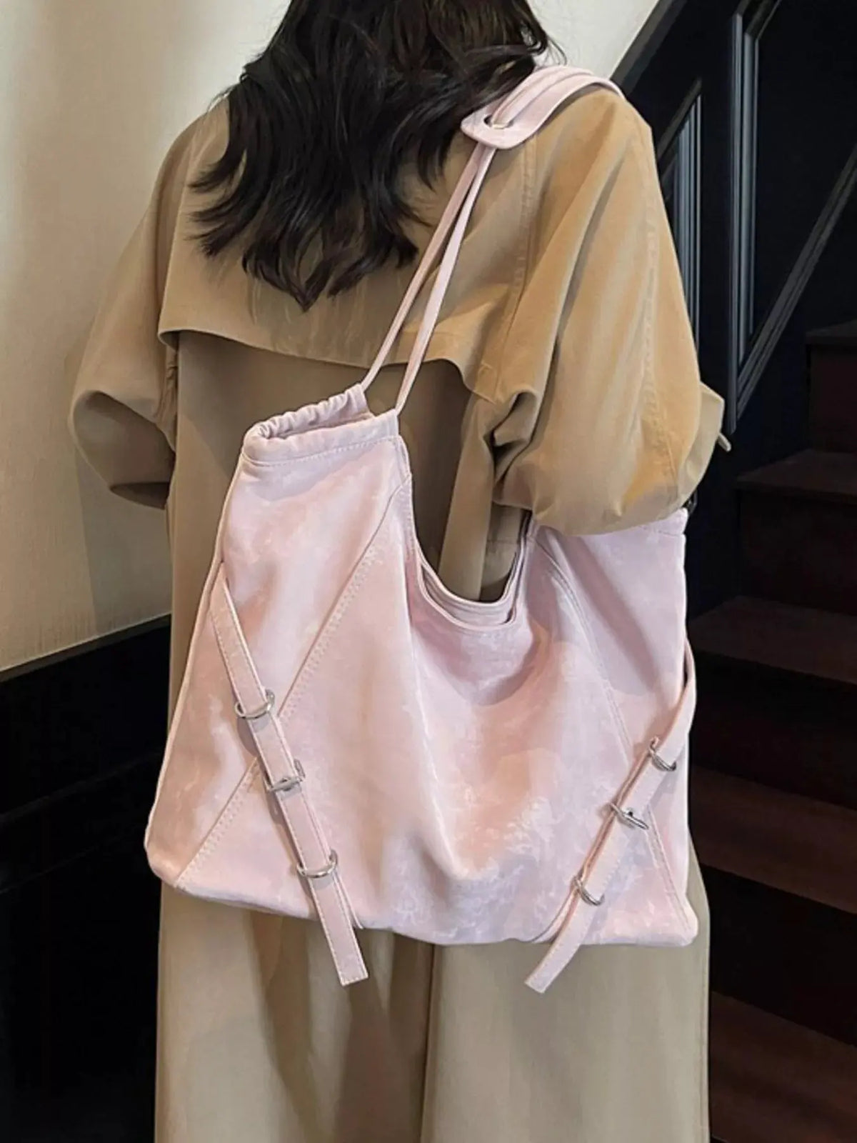 Faux Leather Tote Bag by Partner Label