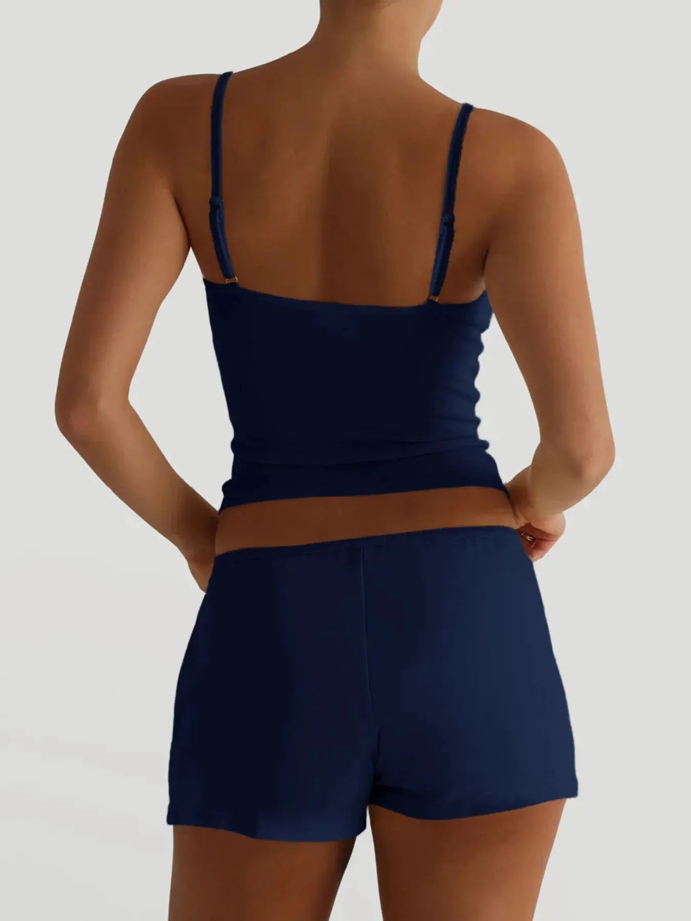 V-Neck Cami and Shorts Set by Partner Label