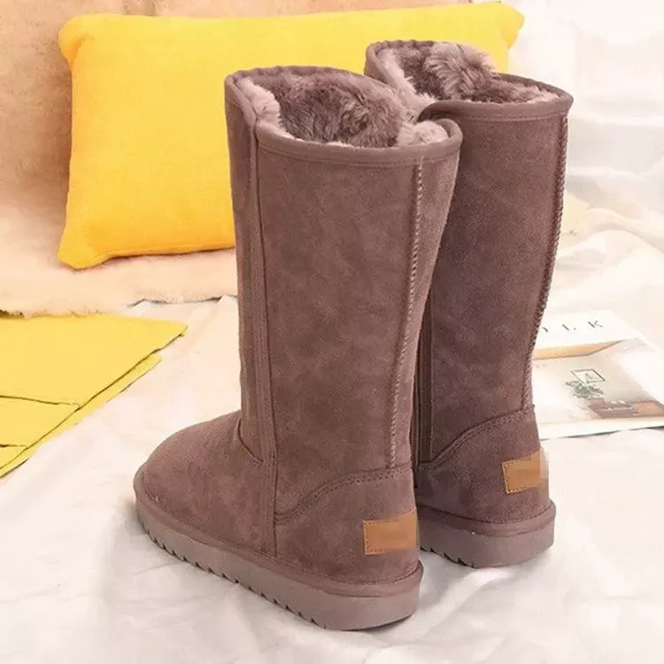 Knee-High Boots with Zipper by Partner Label