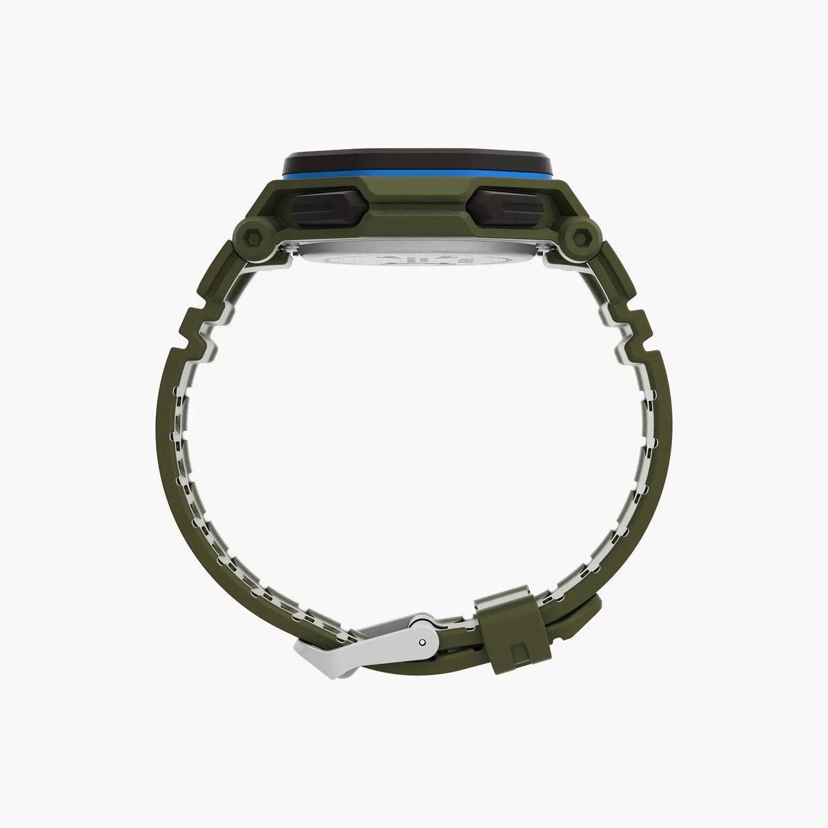 Timex Men's Green Resin Watch, Shock Resistant | Tw2v93700 by TIMEX