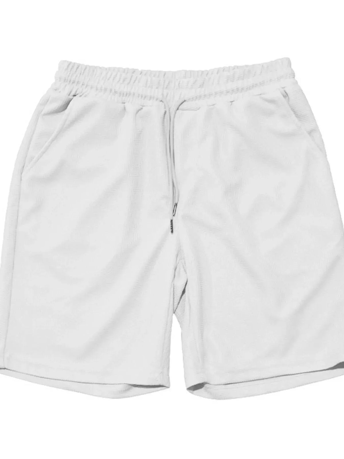 Men's Full Size Round Neck Short Sleeve Top and Shorts Set Plus Size by Trendsi