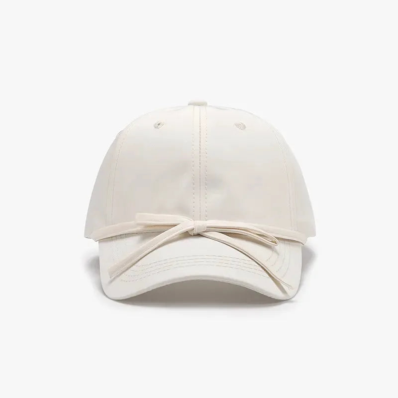 Tied Bow Cotton Baseball Cap by Partner Label