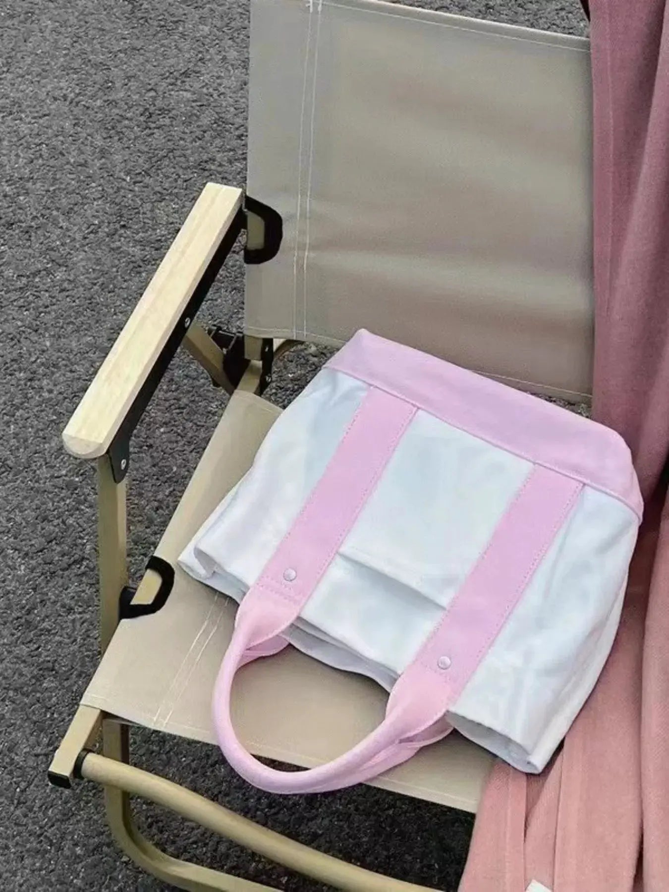 Two Tone Handbag by Partner Label