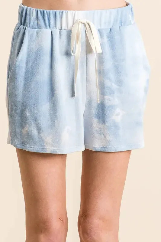 BiBi Tie Dye French Terry Hoodie Top and Bottom Set by BiBi
