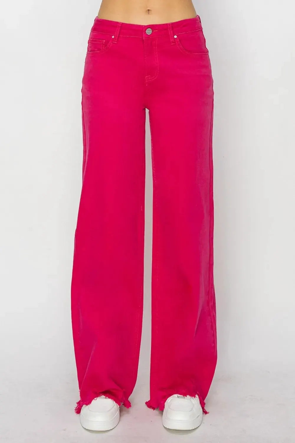 RISEN High Rise Wide Leg Jeans by RISEN