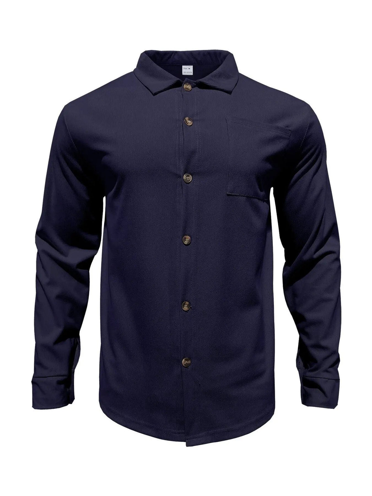 Men's Full Size Button Up Long Sleeve Shirt and Pants Set Plus Size by Trendsi