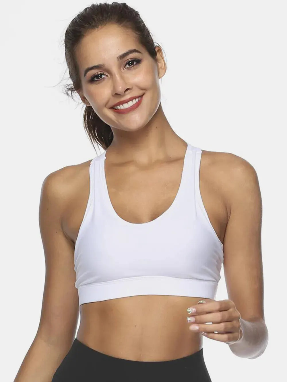 Cutout Scoop Neck Active Tank by Partner Label