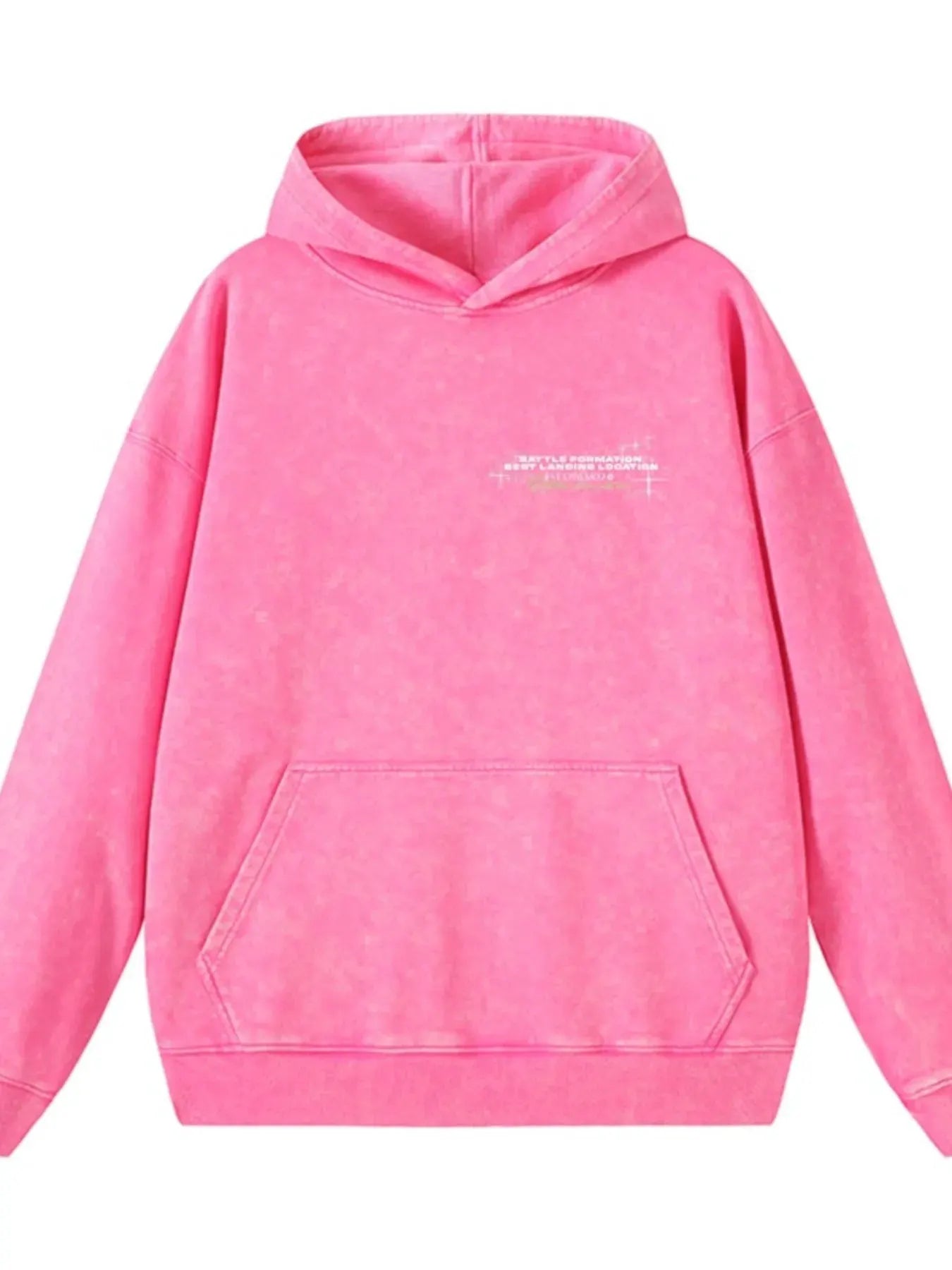 Men's Kangaroo Pocket Long Sleeve Hoodie by Trendsi