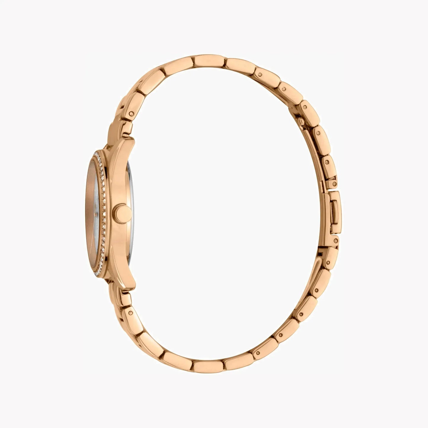 Esprit Women's Rose Gold Stainless Steel Watch, Silver Dial | Es1l085m0015 by ESPRIT