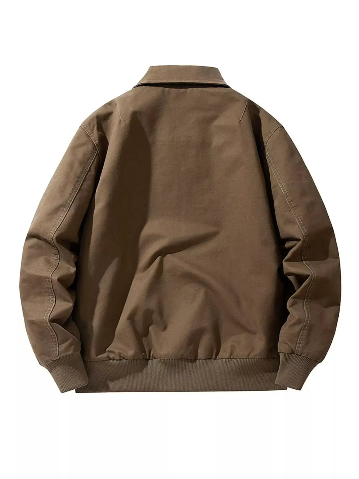 Men's Plus Size Casual Zip Up Jacket by Partner Label