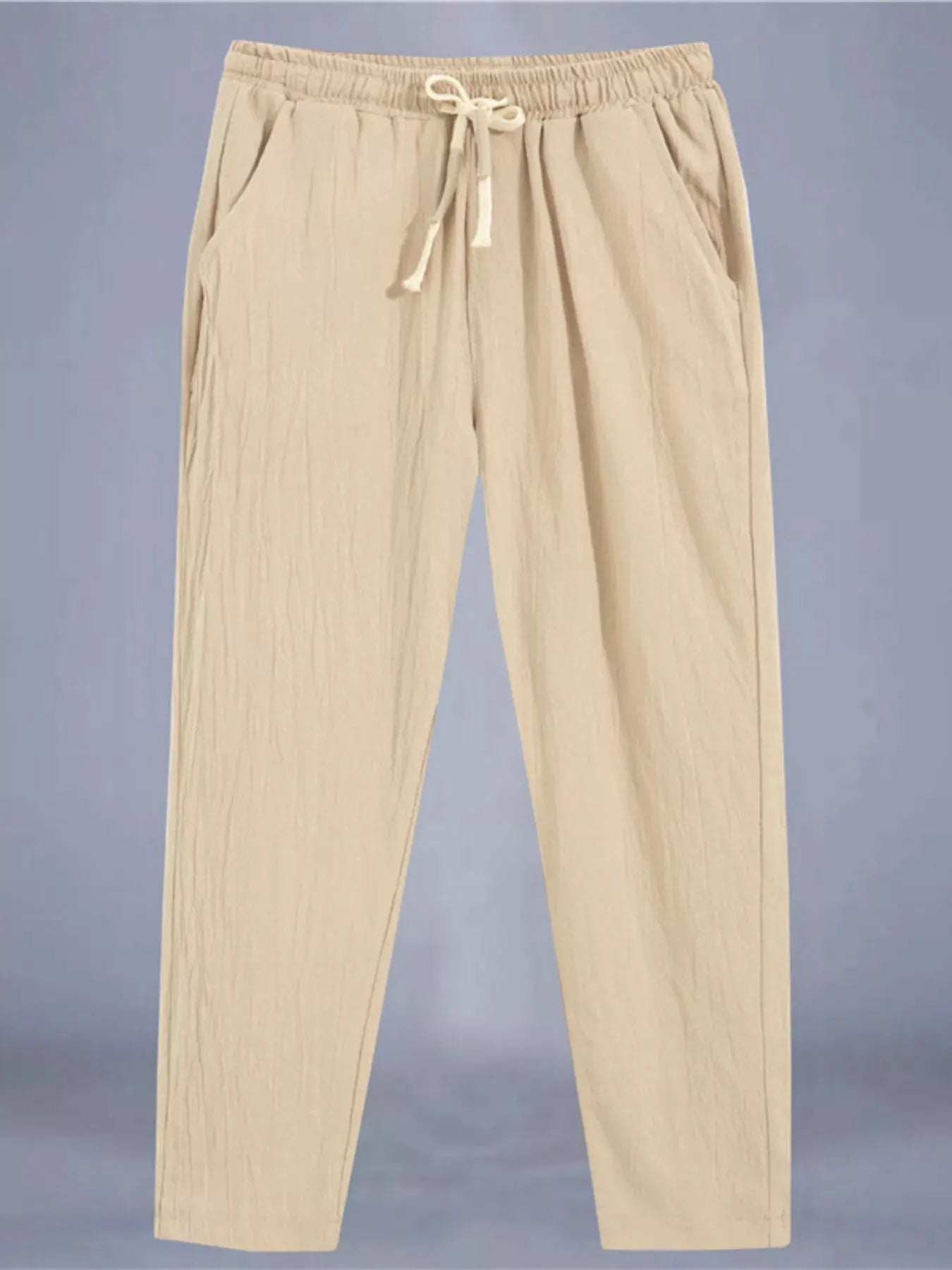 Men's Plus Size Drawstring Loose Fit Pants by Partner Label