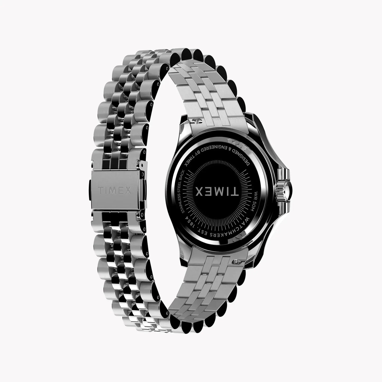 Timex Women's Silver-Tone Watch, Rainbow Crystal Accents | Tw2w33000 by TIMEX