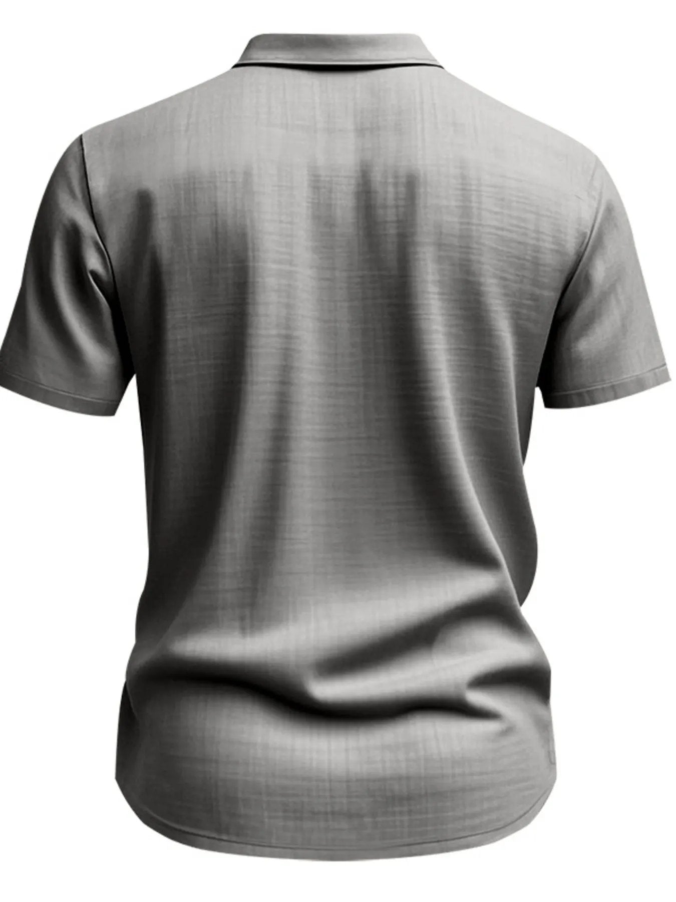 Men's Full Size Short Sleeve Shirt with Pockets Plus Size by Trendsi