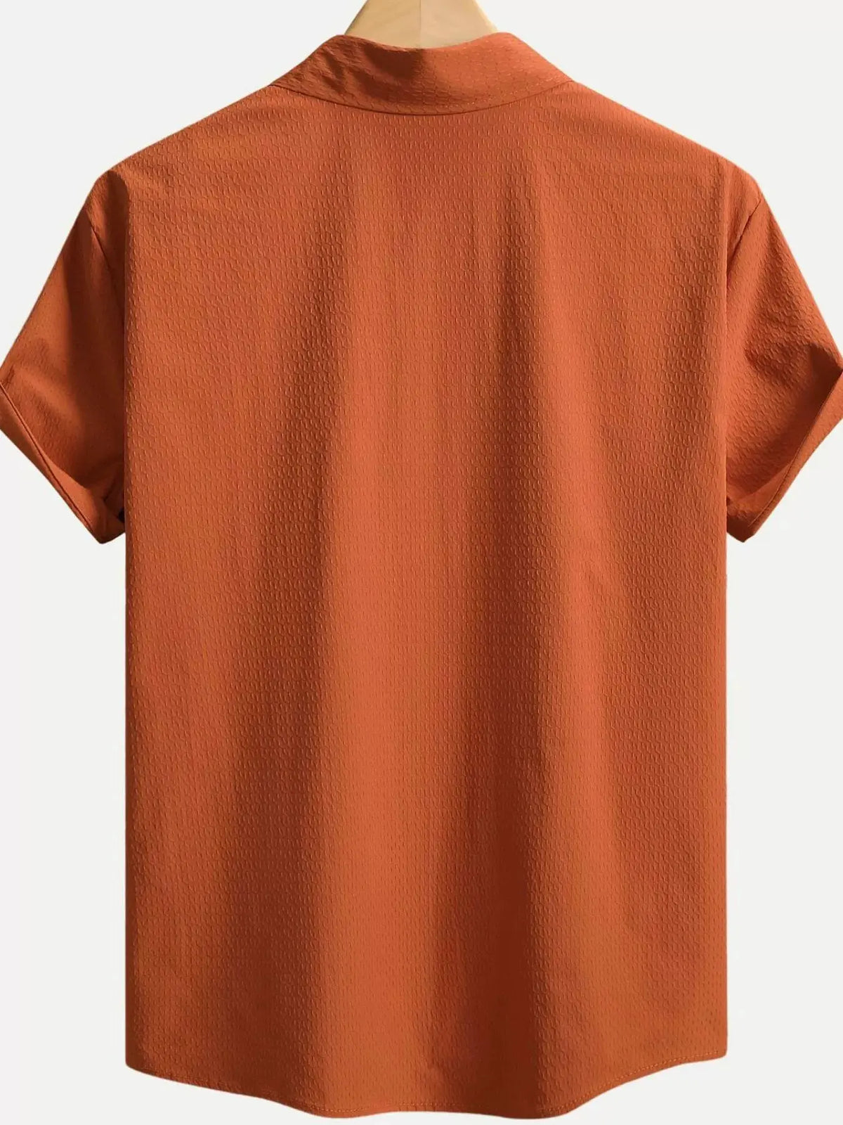 Men's Full Size Short-Sleeve Casual Shirt Plus Size by Trendsi