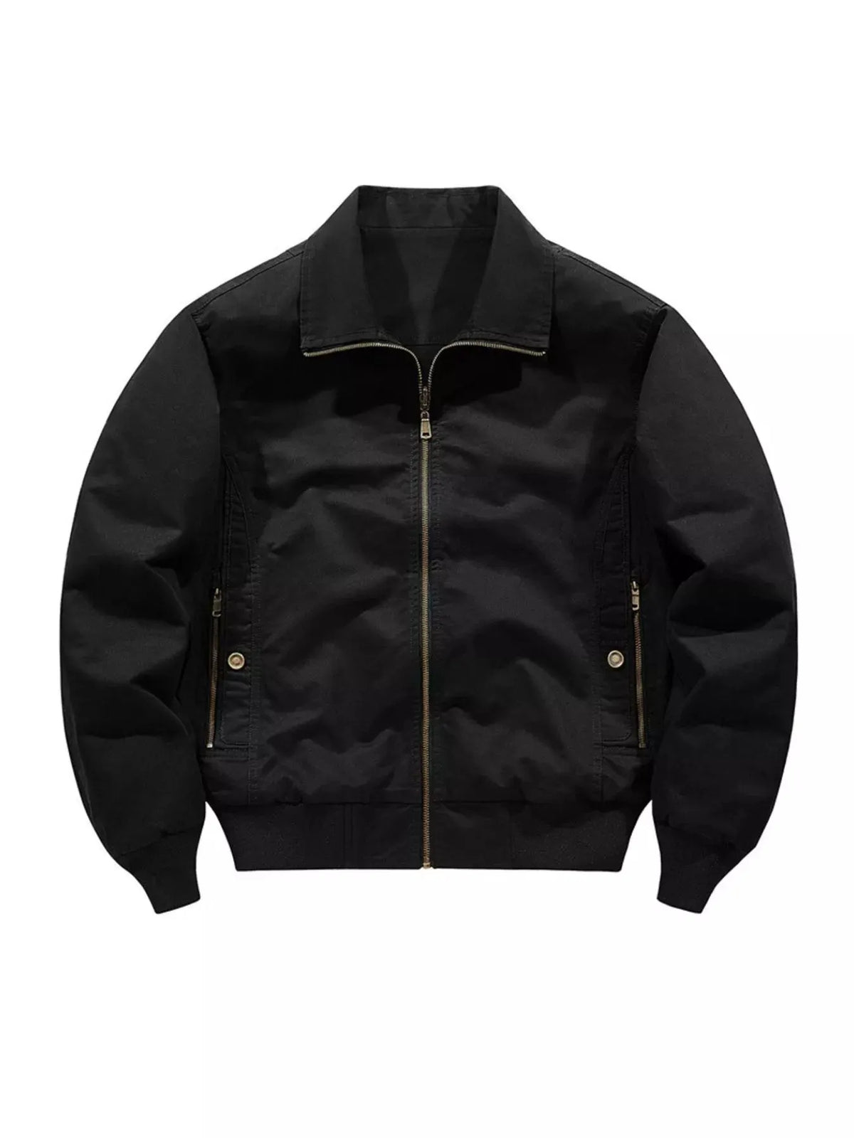 Men's Plus Size Casual Zip Up Jacket by Partner Label