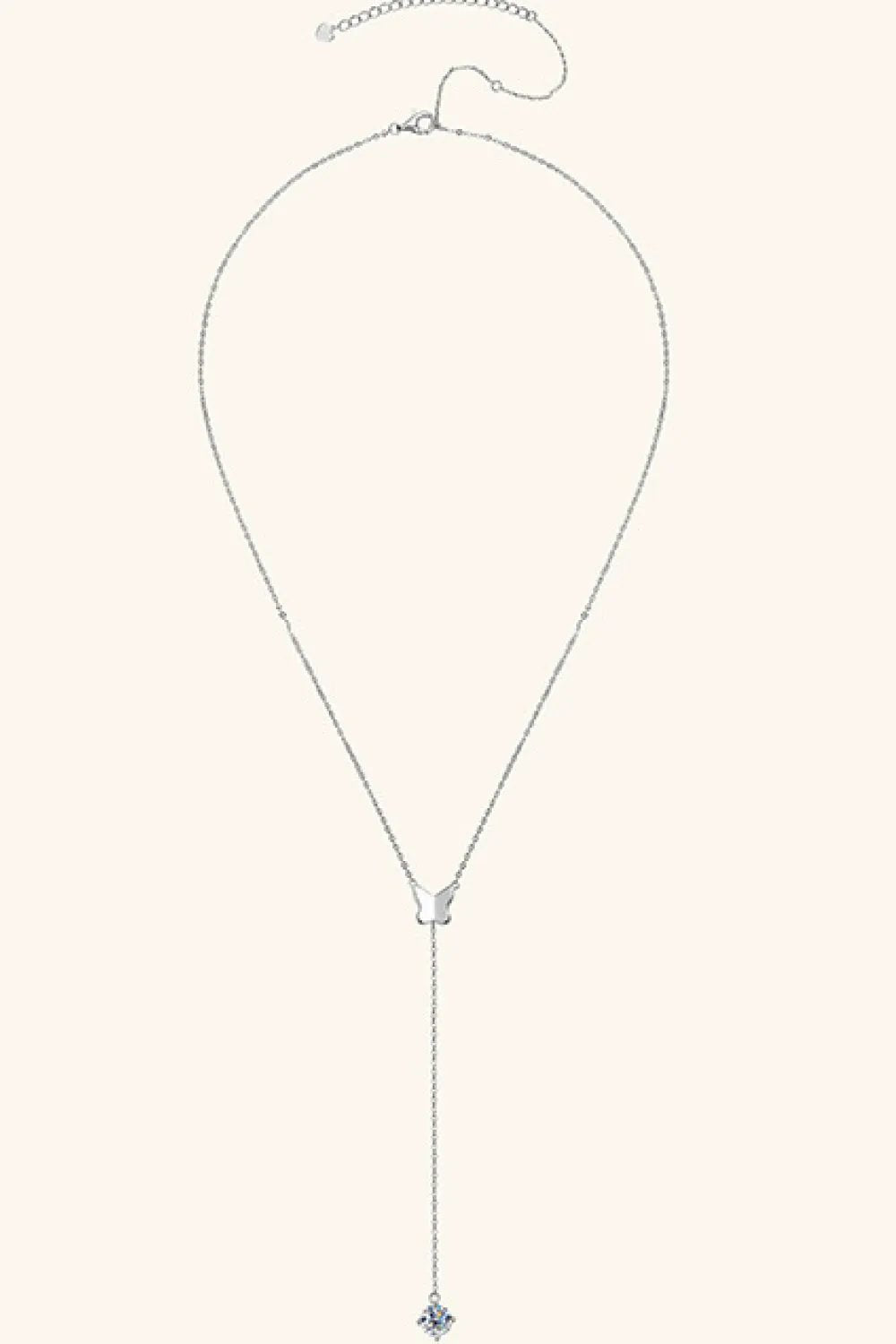 1 Carat Moissanite 925 Sterling Silver Necklace by Partner Label