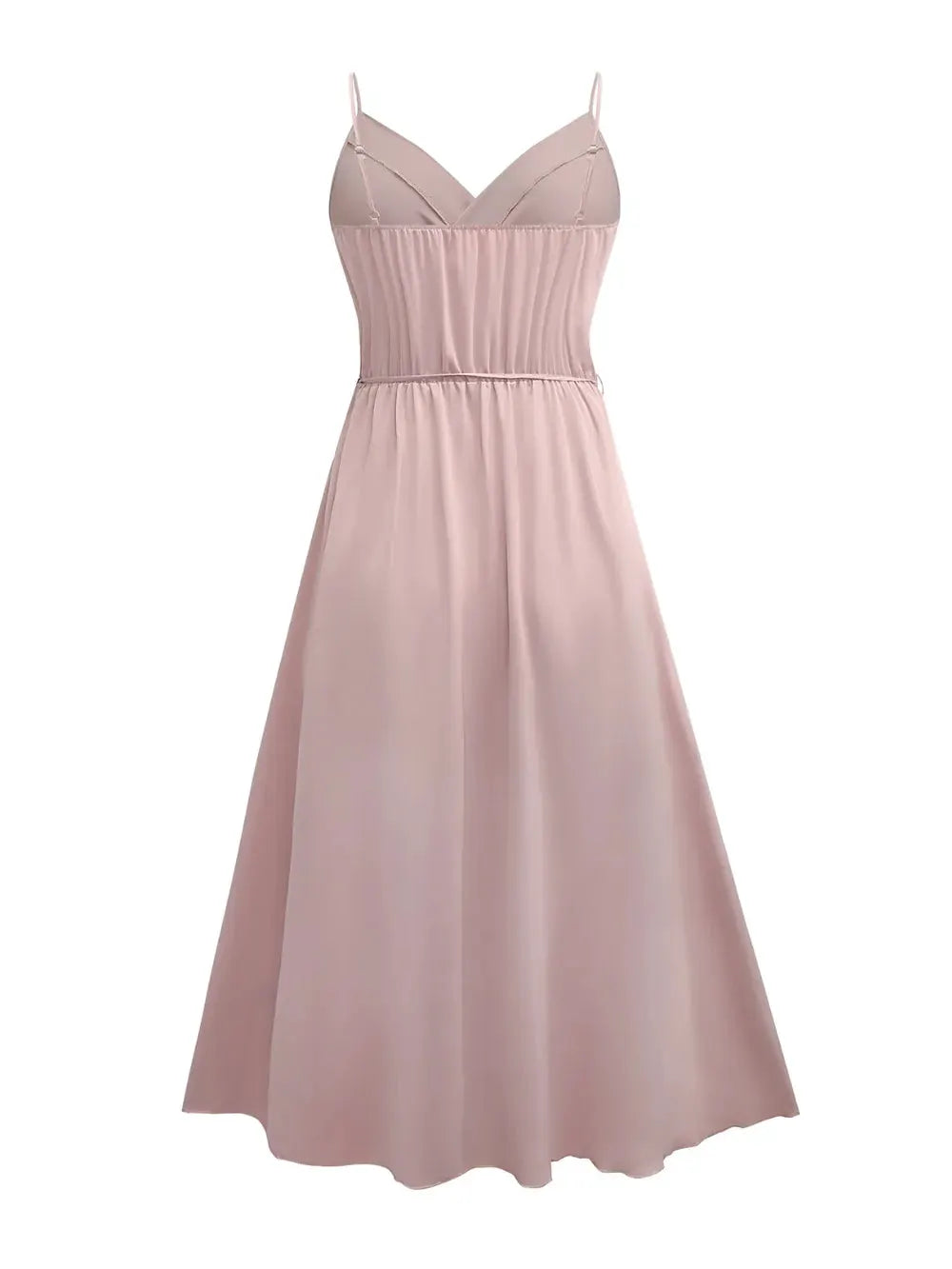 Honey Tied Surplice Sleeveless Midi Cami Dress by Honey