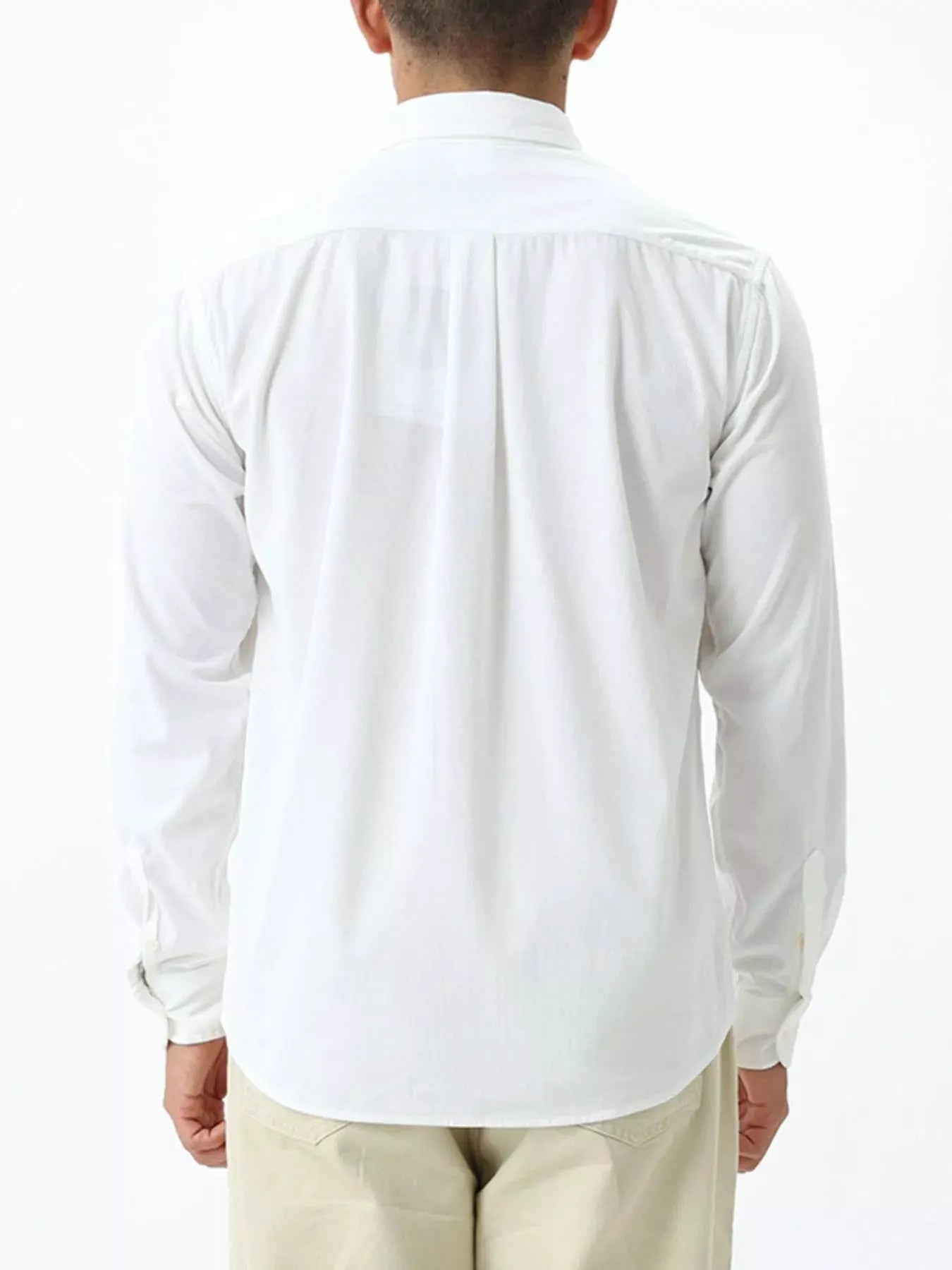 Men's Plus Size Button Up Long Sleeve Shirt by Trendsi