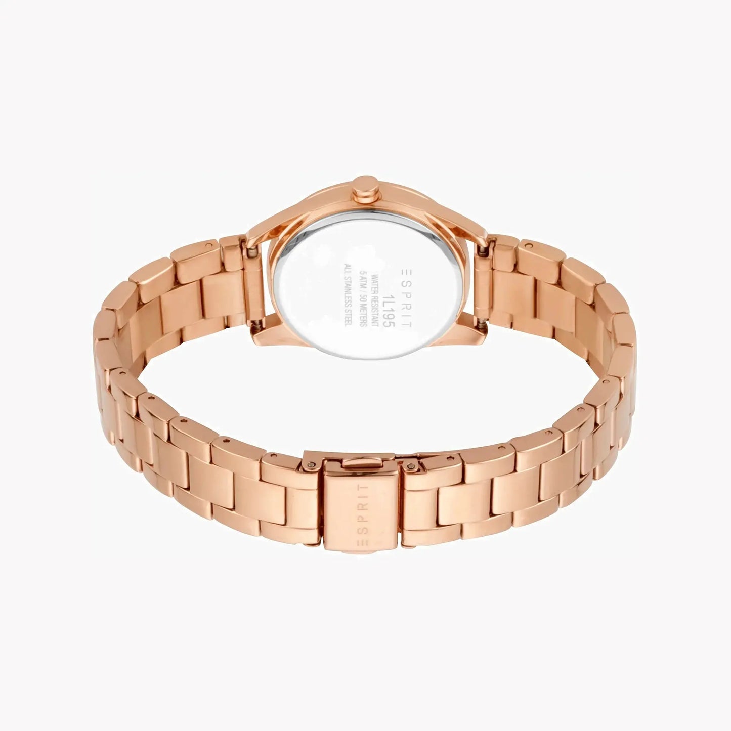 Esprit Women's Rose Gold Stainless Steel Watch, Silver Dial | Es1l085m0015 by ESPRIT