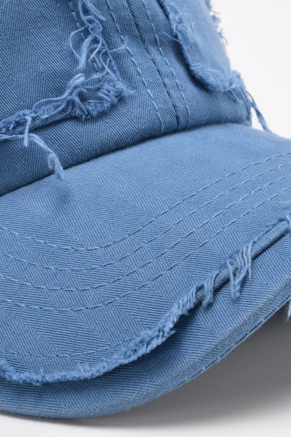Distressed Adjustable Baseball Cap by Partner Label