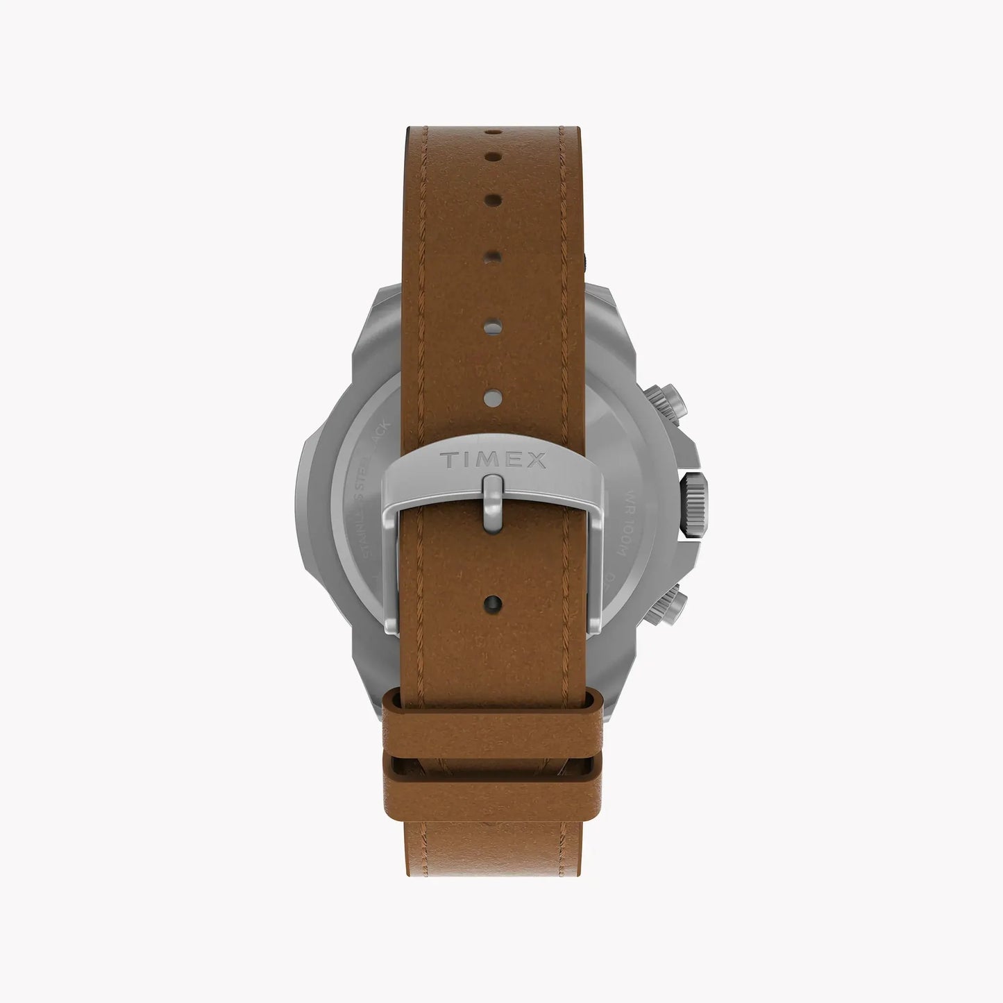 Timex Men's Eco-Friendly Tan Leather Watch, Silver Case | Tw2u20200 by TIMEX