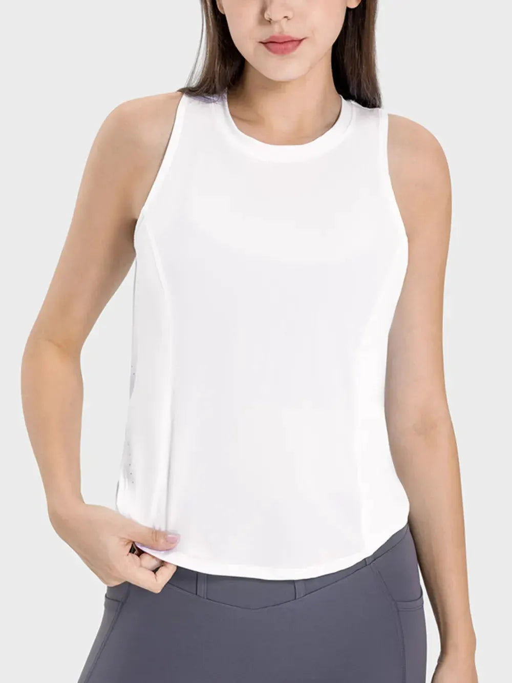 Millennia Round Neck Active Tank by Millennia