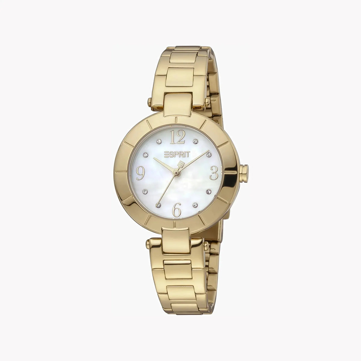 Esprit Women's Gold Stainless Steel Watch, White Dial | Es1l060m0125 by ESPRIT