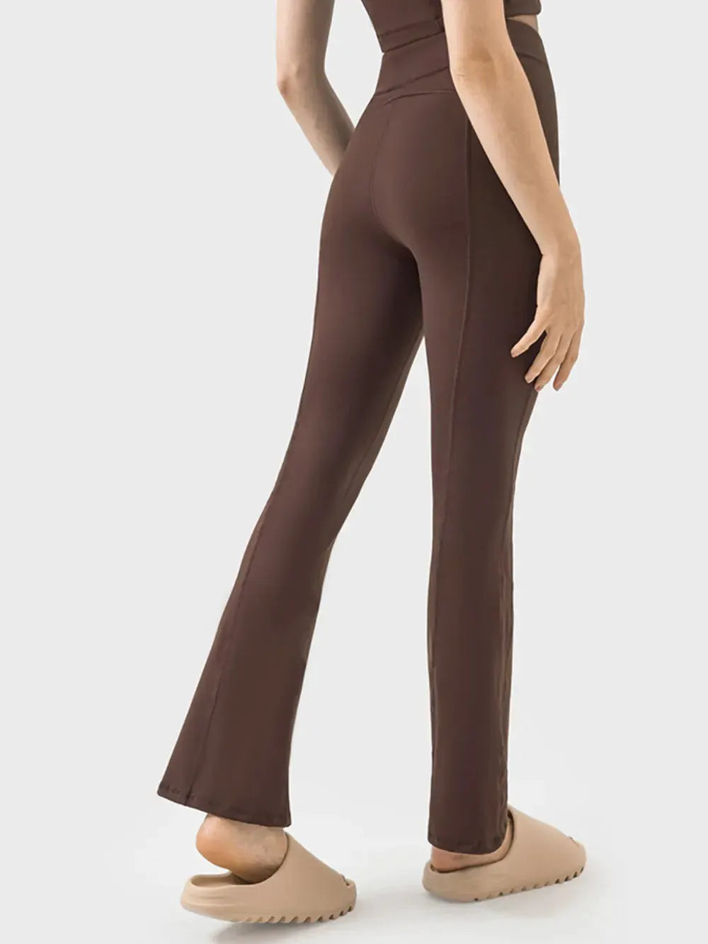 Millennia Zipper Detail High Waist Active Pants by Millennia