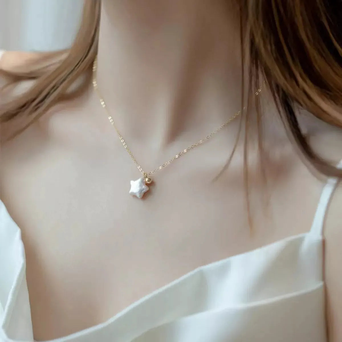 925 Sterling Silver Star Necklace by Partner Labels