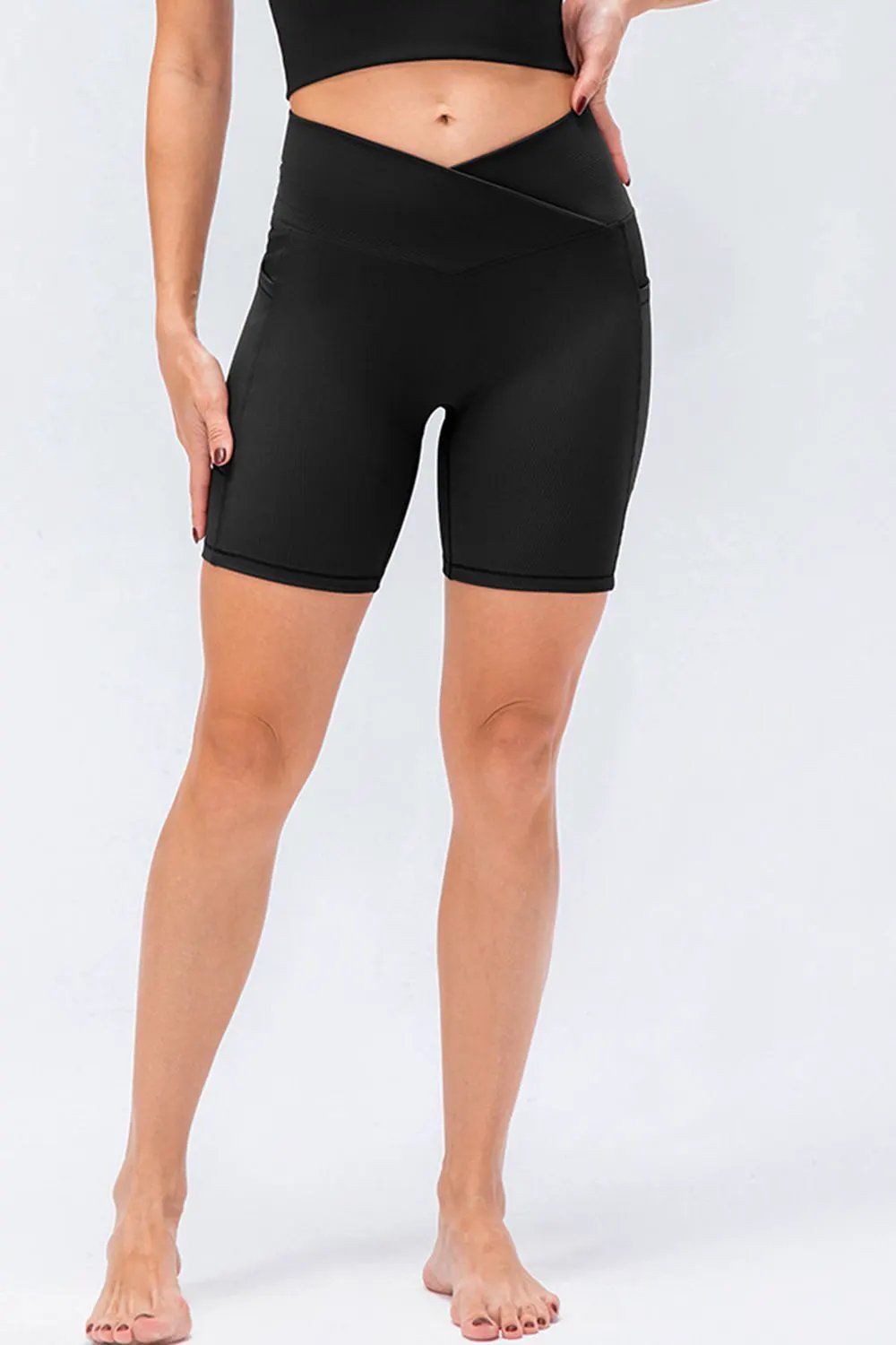 Slim Fit V-Waistband Sports Shorts by Partner Label