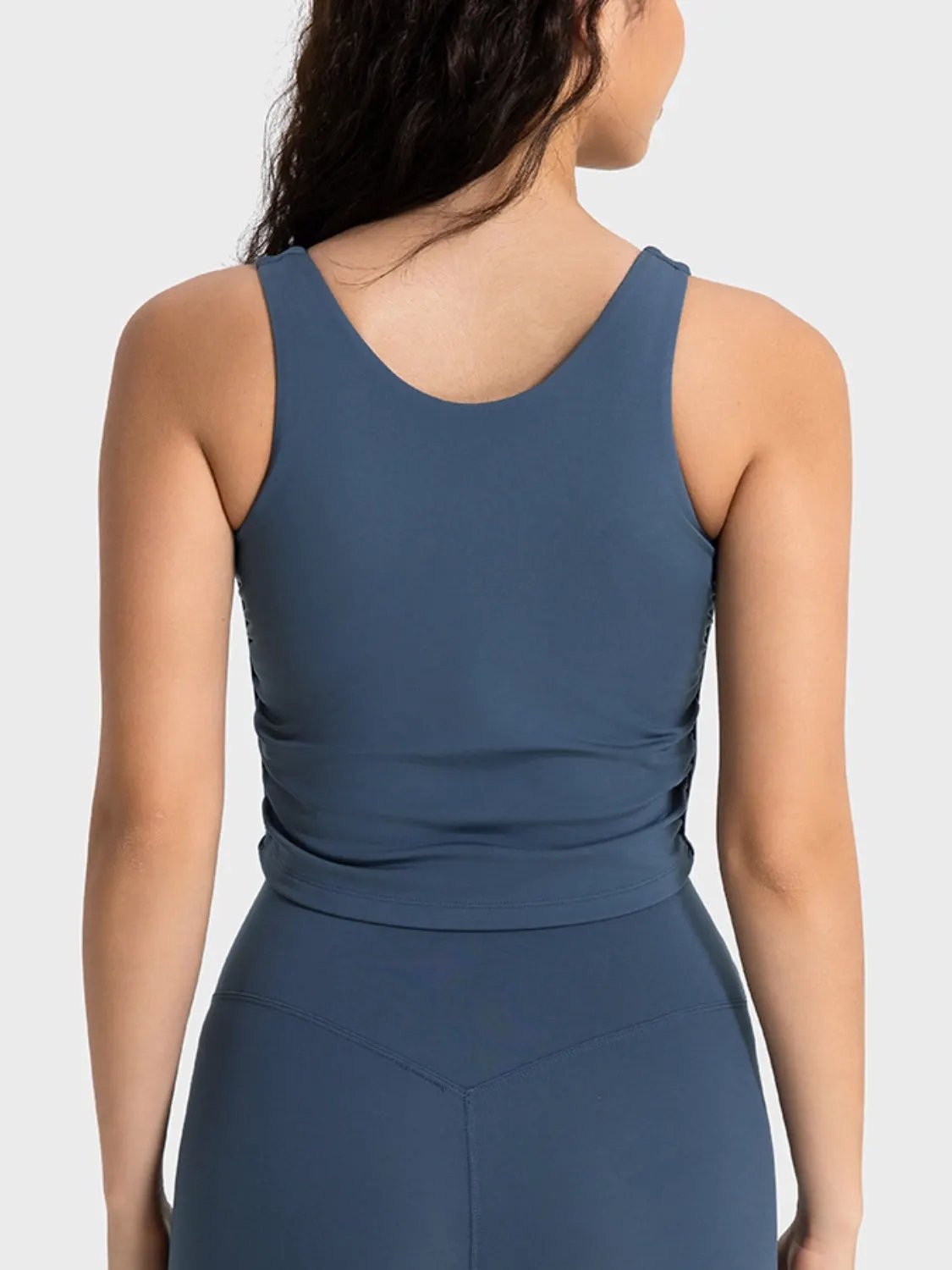 Millennia Cropped Sport Tank by Millennia