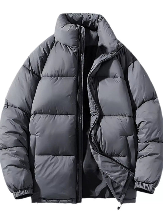 Men's Full Size Padded Winter Warm Puffer Jacket Plus Size by Partner Label