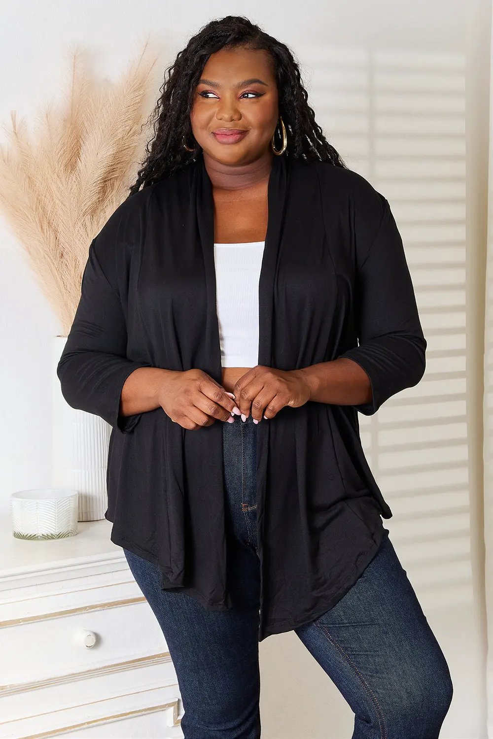 Culture Code Full Size Open Front Cardigan by Culture Code