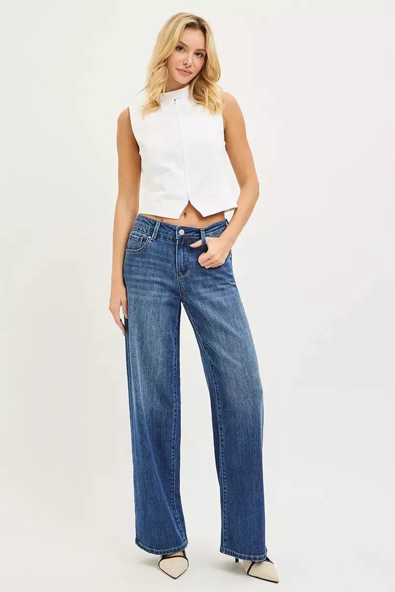 RISEN Slouchy Baggy Jeans with Pockets by RISEN
