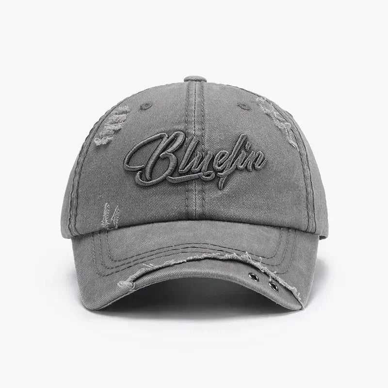 Embroidered Letter Cotton Baseball Cap by Partner Label