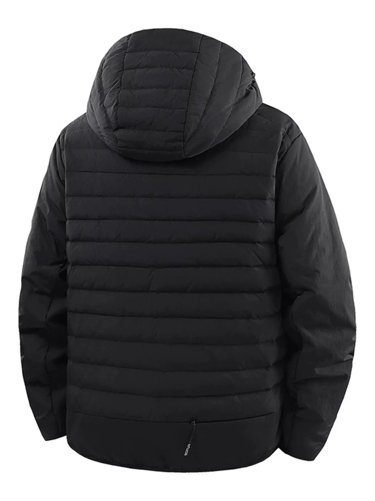 Men's Plus Size Lightweight Hooded Puffer Jacket by Partner Label