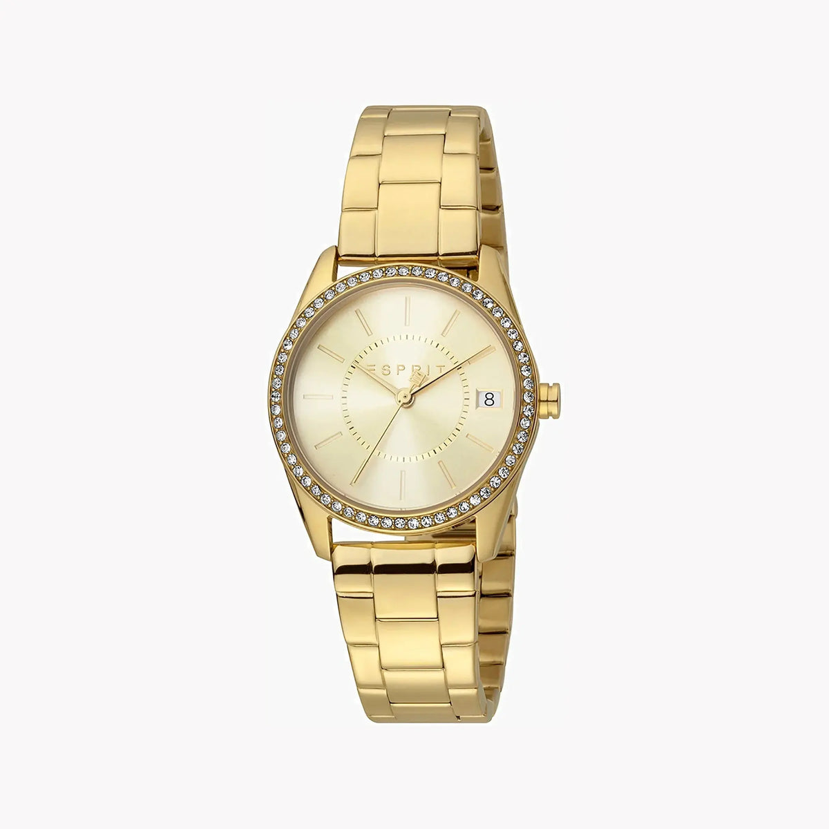 Esprit Women's Gold Stainless Steel Watch, Champagne Dial | Es1l158m0025 by ESPRIT