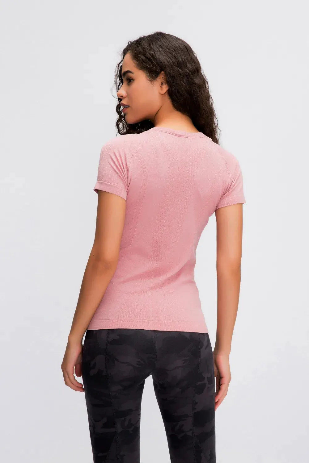 Millennia Round Neck Short Sleeve Active T-Shirt by Millennia