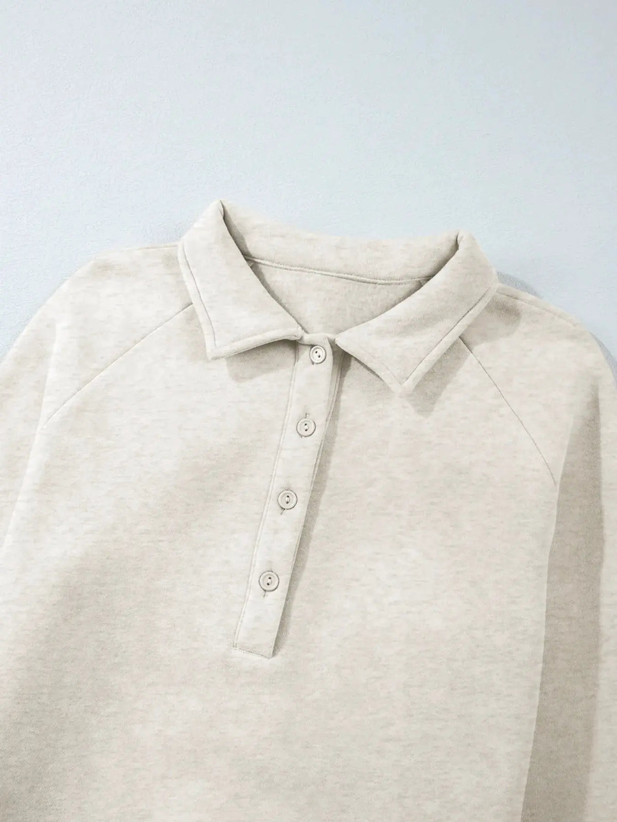 Collared Sweatshirt and High Waist Pants Active Set by Partner Label