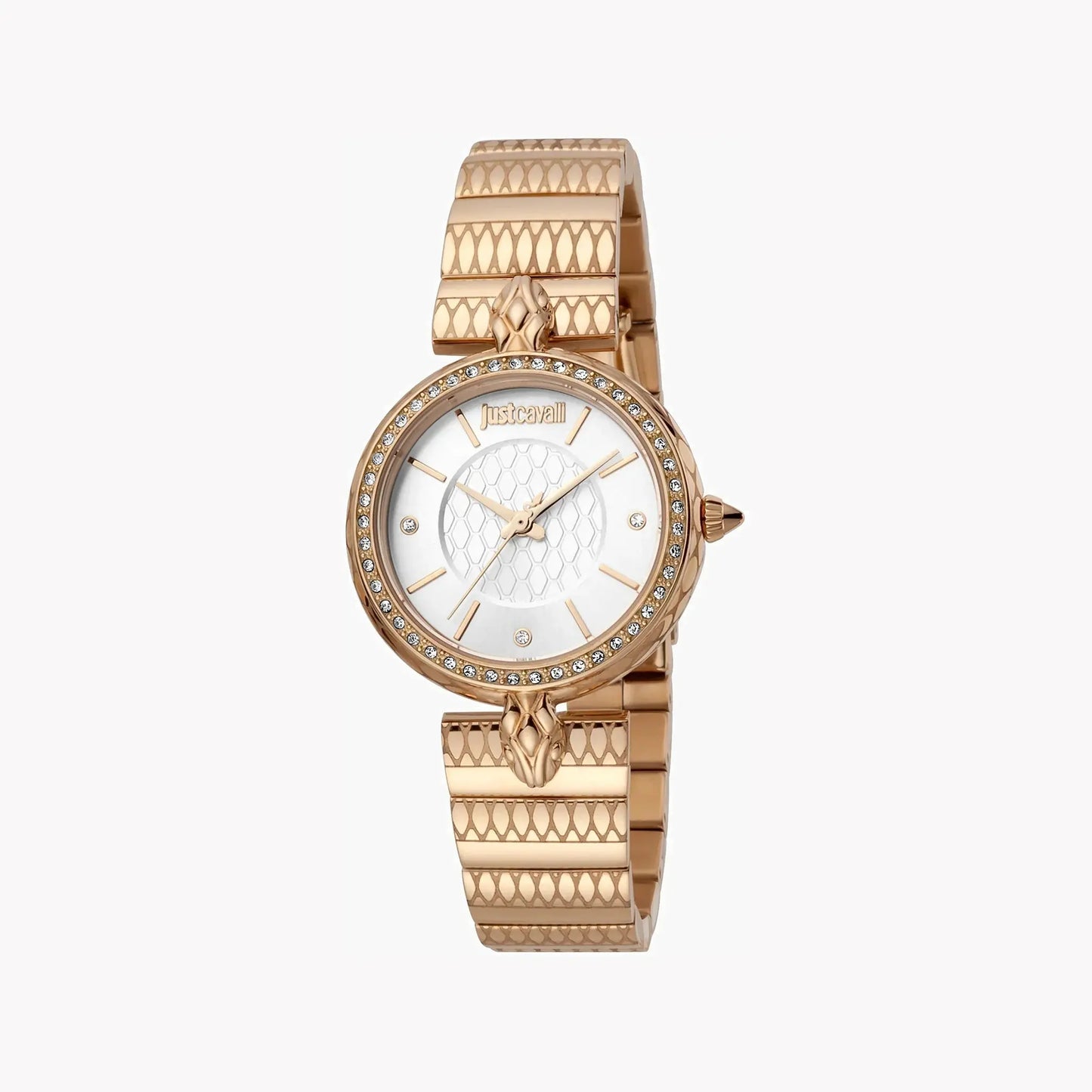 Just Cavalli Women's Rose Gold Watch, Silver Dial | Jc1l147m0075 by JUST CAVALLI