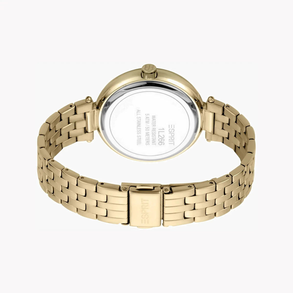 Esprit Women's Gold Stainless Steel Watch, Champagne Dial | Es1l202m0085 by ESPRIT
