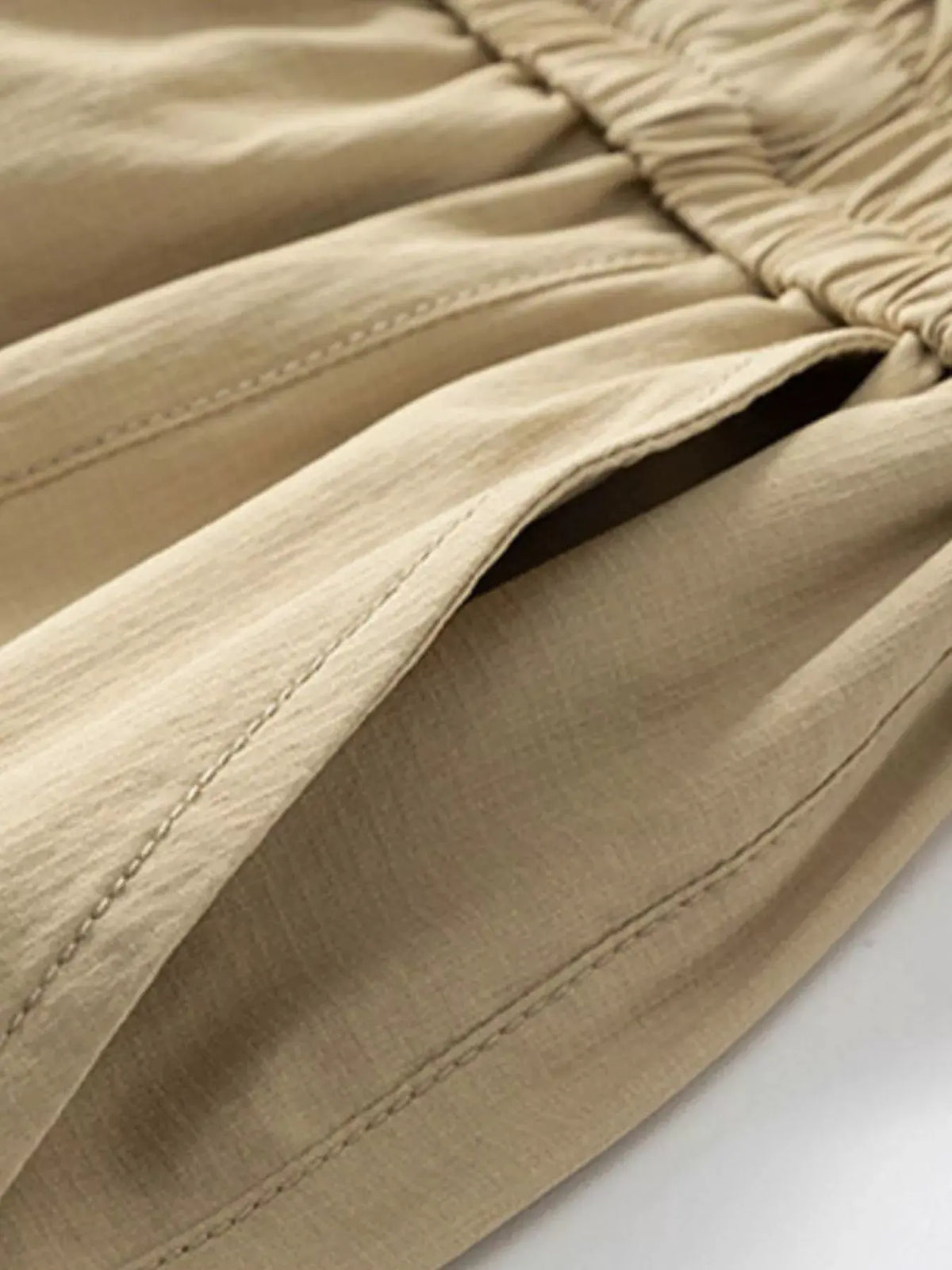 Men's Plus Size Drawstring Cargo Shorts by Trendsi