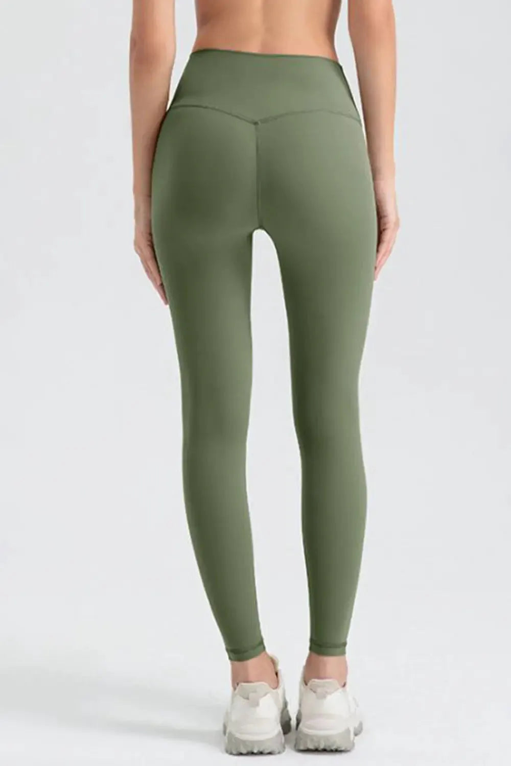 Wide Waistband Sport Leggings by Partner Label